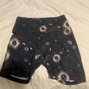 Skatie celestial/ zodiac / sun moon Biker Shorts